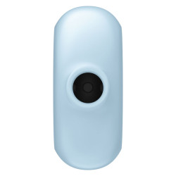 Satisfyer - Stimulateur Et Vibrateur Double Air Pulse Pro To Go 3 Bleu